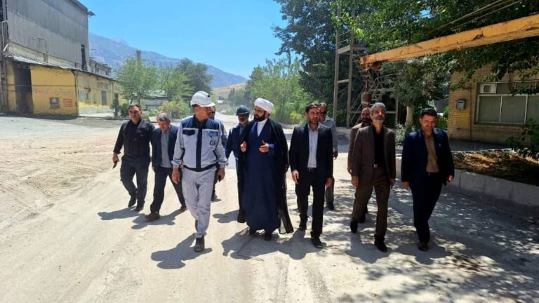 بازدید مسئولان از نصب فیلتراسیون دورود